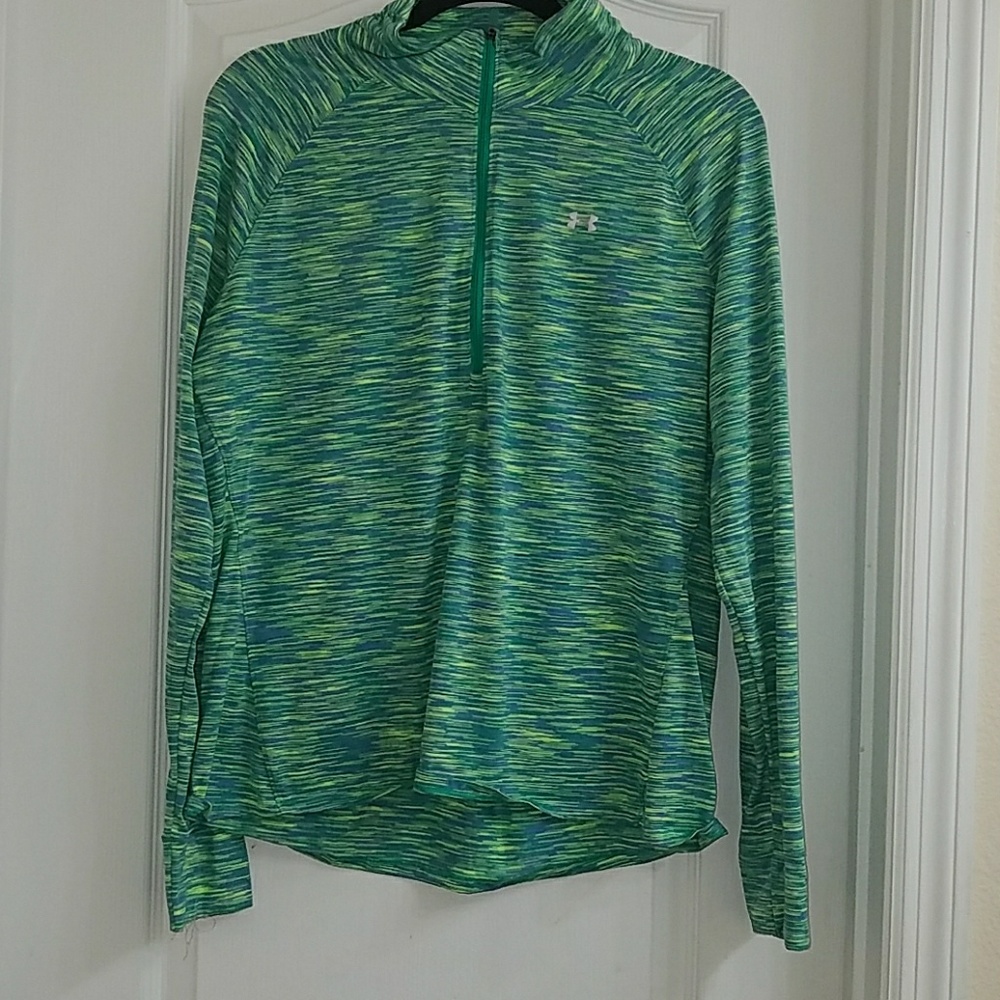 Under armour green pullover